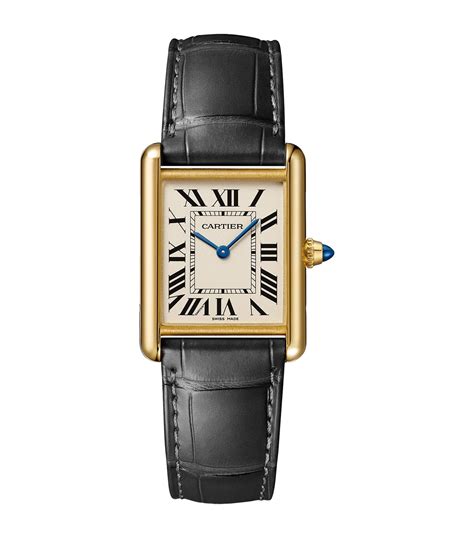 cartier gold tank watch price.